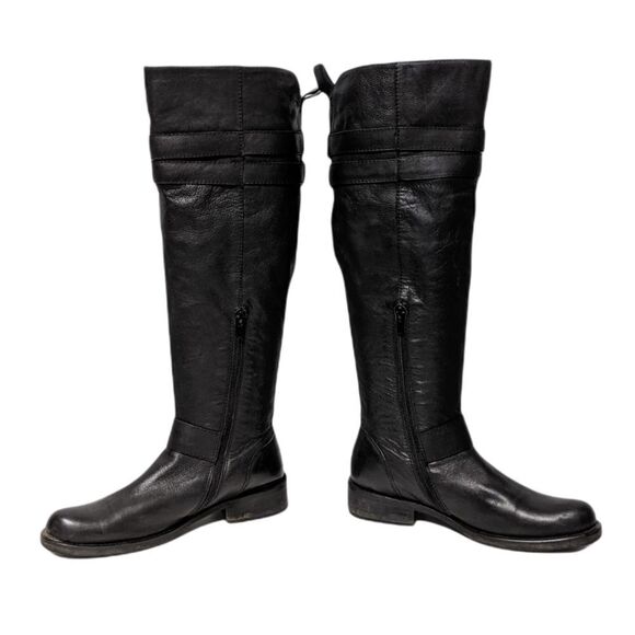 MIZ MOOZ Kellen Leather Buckle Riding Boots 6 - Picture 4 of 9